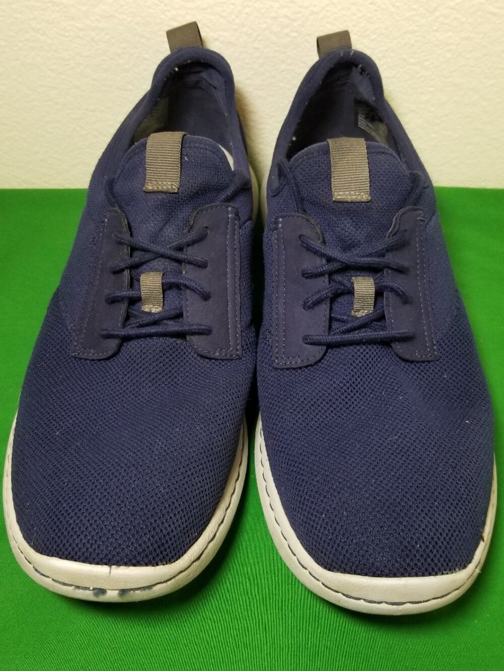 Clarks Cloudsteppers Step Urban Mix Navy Blue Mesh Lace Up Shoes Men Size 13M